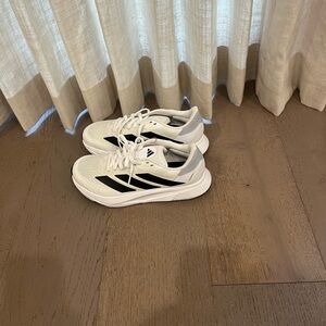 Adidas White and Black Athletic Sneakers